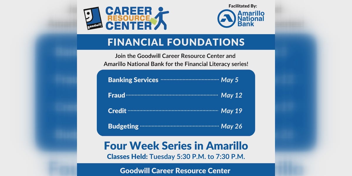 Goodwill Career Resource Center to host financial literacy series