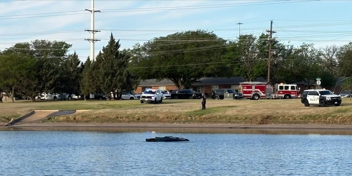 Emergency crews rescue person trapped inside vehicle submerged in playa lake near 56th and Bangor