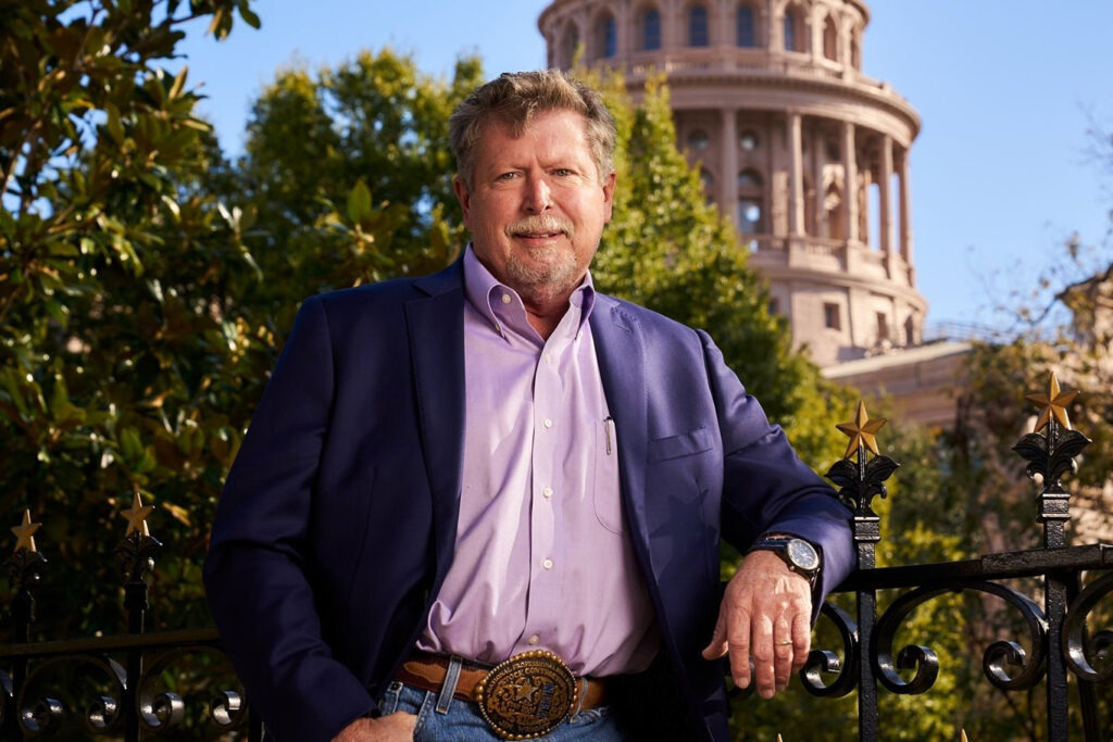 Jim Wright is one of three elected officials who lead the Railroad Commission of Texas. Credit: Jim Wright for Texas