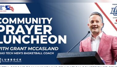 Lubbock Chamber to host community prayer luncheon in May