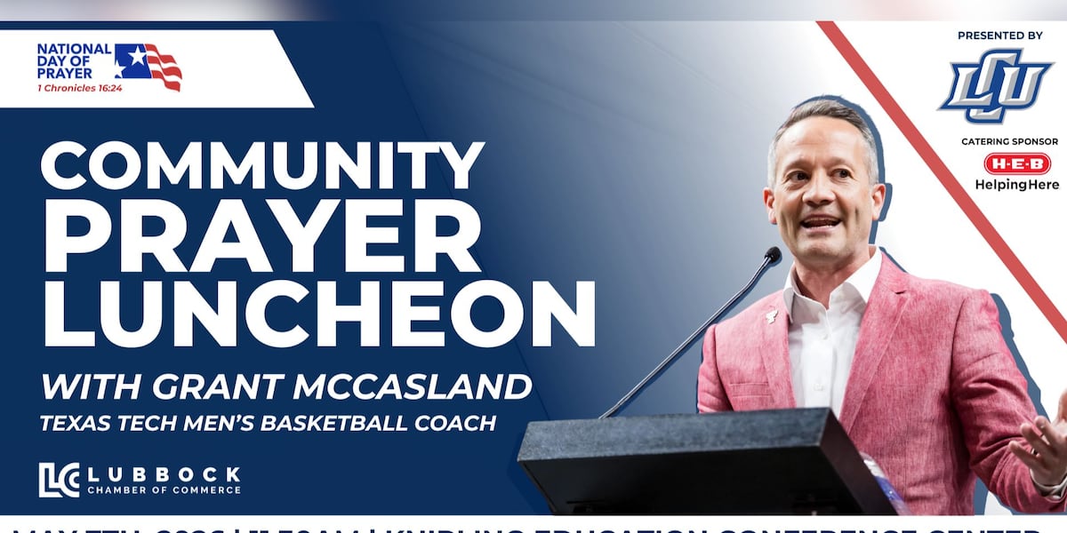 Lubbock Chamber to host community prayer luncheon in May