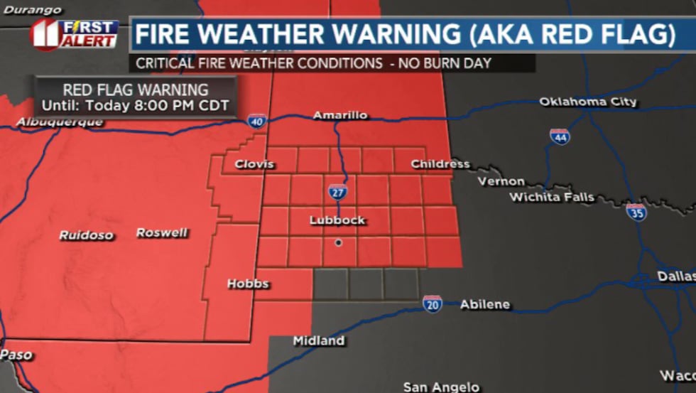Red flag warning