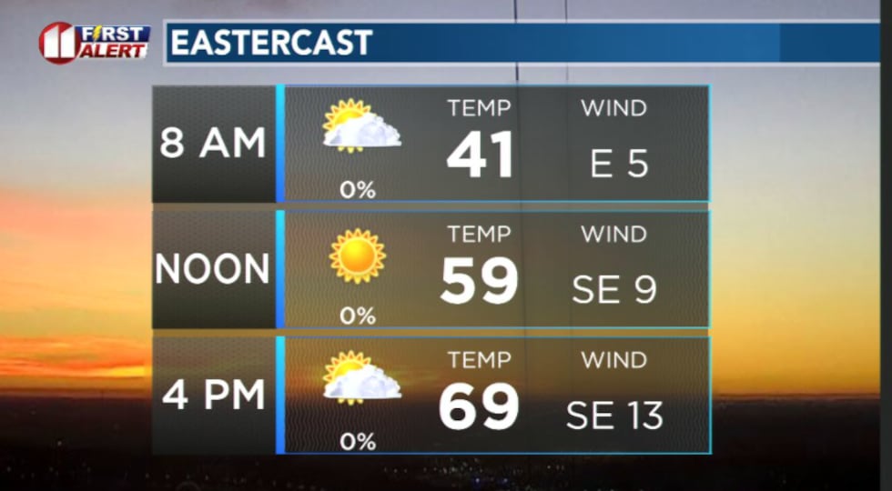 Hourly forecast