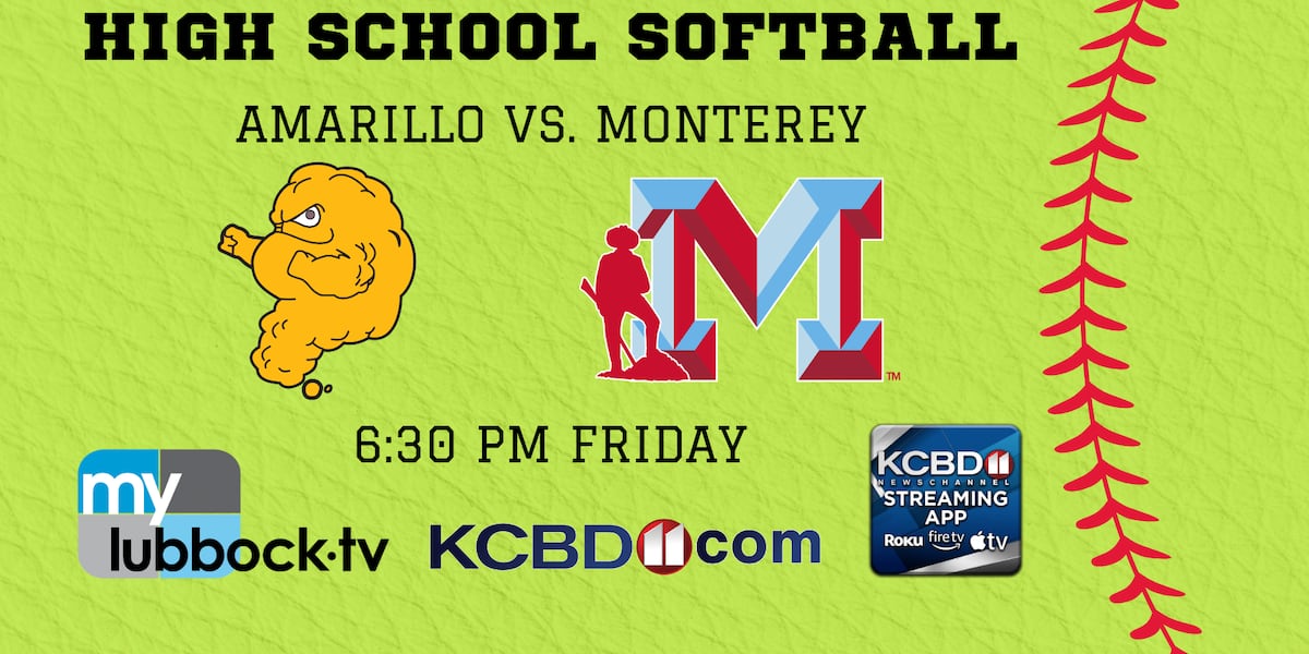 WATCH LIVE HS SOFTBALL: Amarillo High vs. Monterey