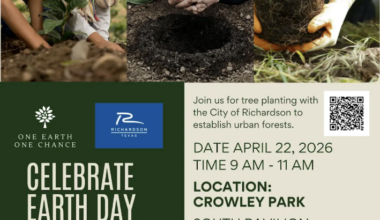 Volunteers Invited to Celebrate Earth Day with Tree Planting Event
