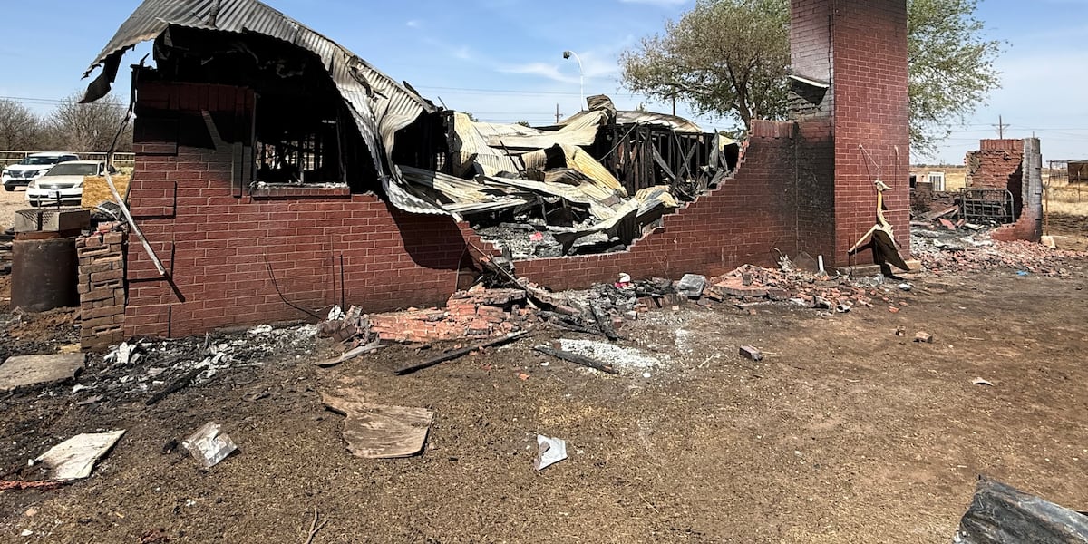 Shallowater family asking for community help after fire burns home