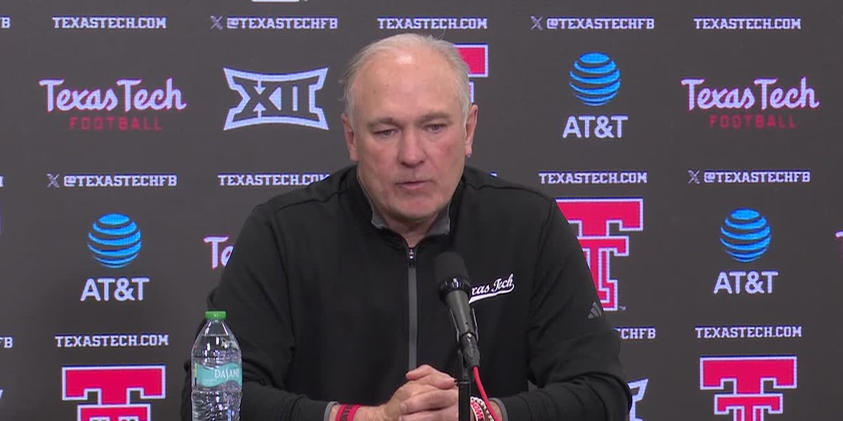 Coach McGuire weighs in on Tech’s potential Friday night game vs. Houston