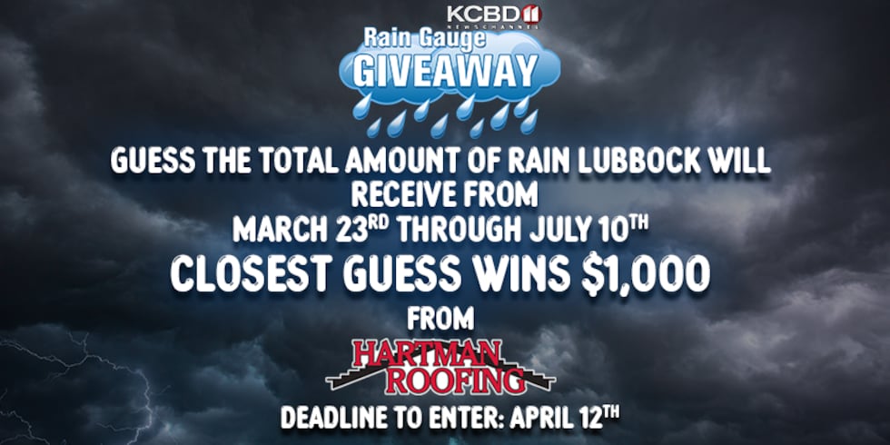 KCBD Rain Gauge Grand Prize