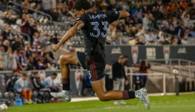 Kosi Thompson Goal celebration