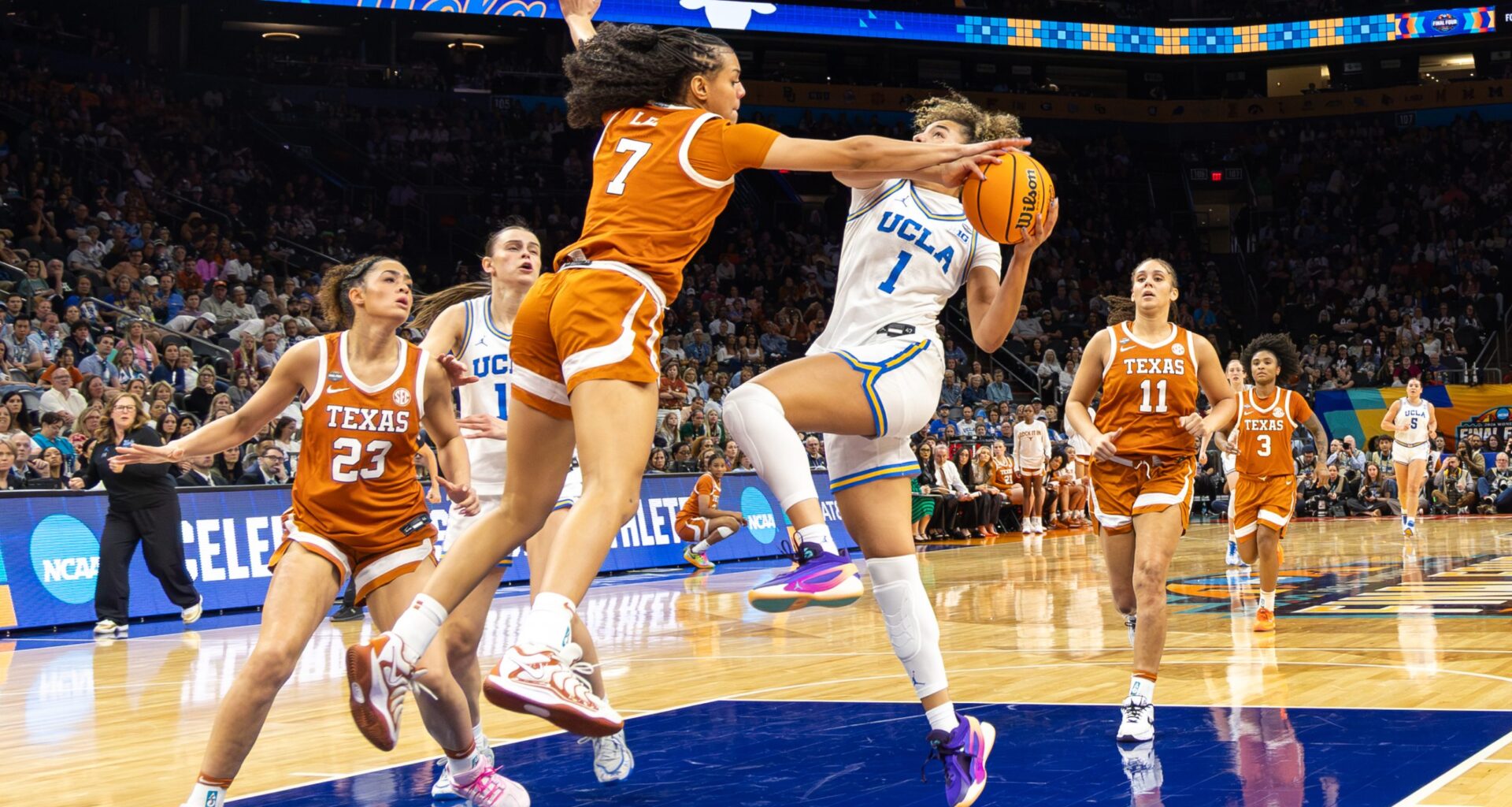 Defense, Lauren Betts lead UCLA past Texas in Women’s Final Four