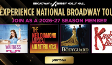 Buddy Holly Hall announces 2026-2027 Broadway season
