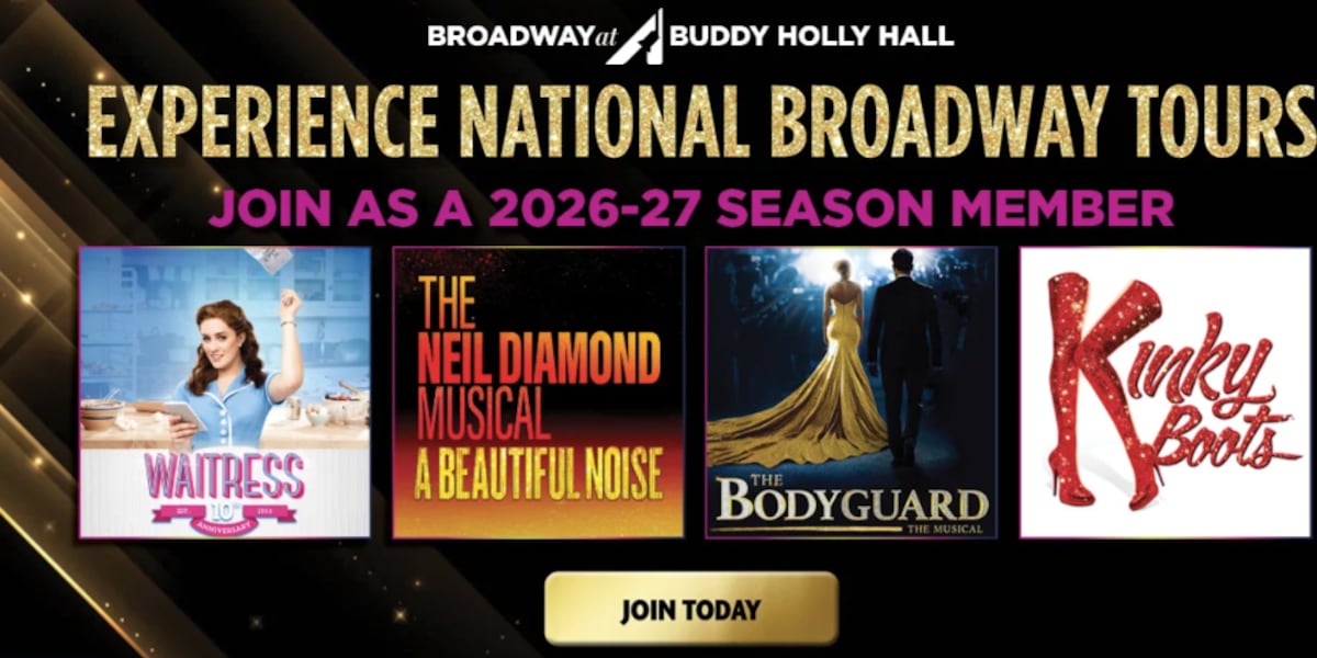 Buddy Holly Hall announces 2026-2027 Broadway season