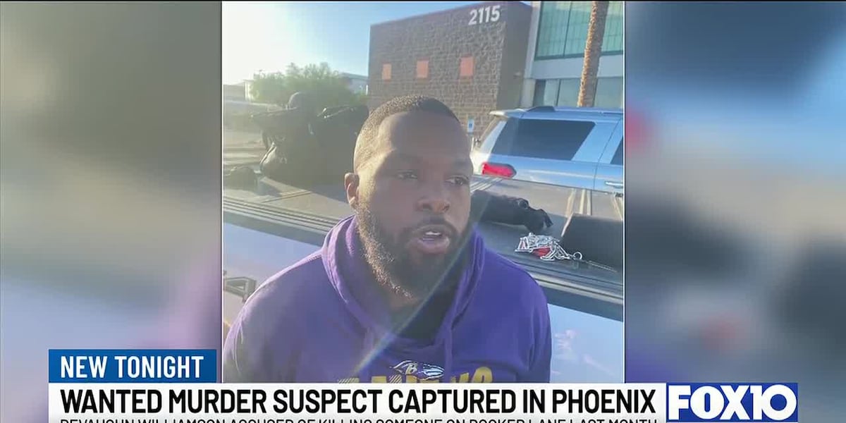 Murder suspect captured in Arizona, ECSO says