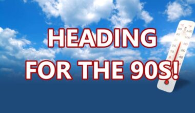 Record-breaking heat in Houston? We’ll hit the 80s today, 90s tomorrow.
