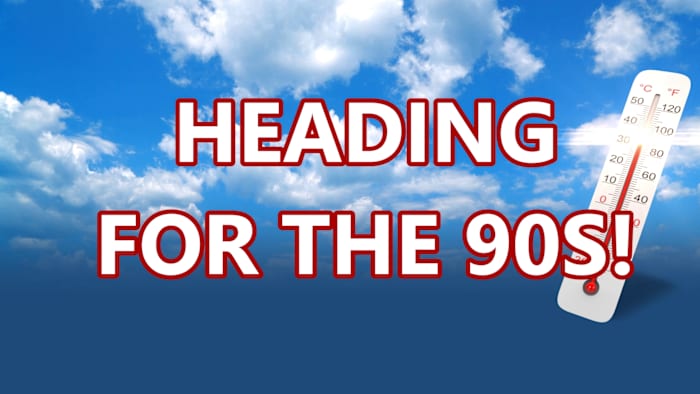 Record-breaking heat in Houston? We’ll hit the 80s today, 90s tomorrow.