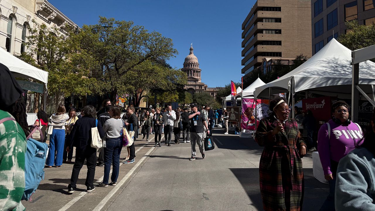 SXSW 2026 Congress Avenue Block Party. (Spectrum News 1/Christine Sanchez)