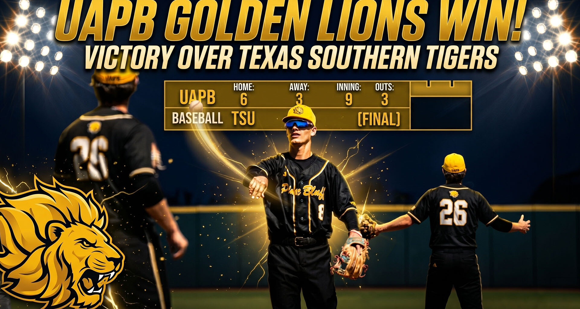 UAPB Baseball win HBCU SWAC