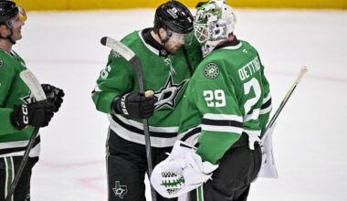 Dallas Stars goalie Jake Oettinger shutout vs Winnipeg Jets