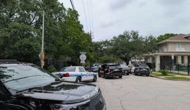 Large HPD perimeter locks down Montrose streets, search underway for catalytic converter theft suspect
