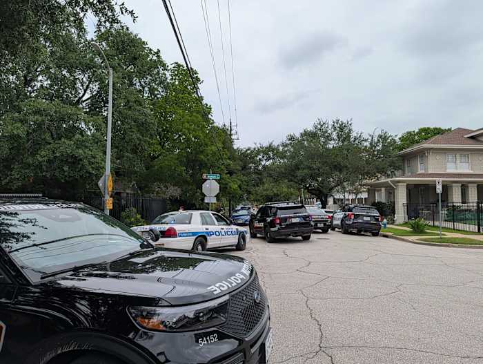 Large HPD perimeter locks down Montrose streets, search underway for catalytic converter theft suspect