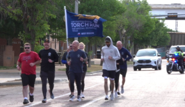 Lubbock law enforcement participates in Special Olympics torch run
