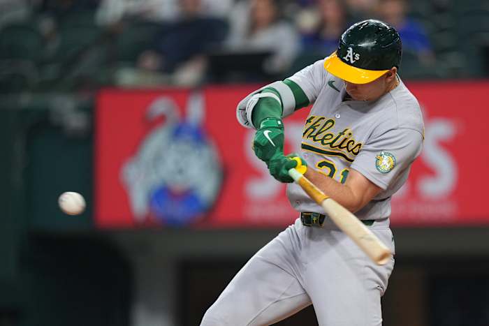Athletics hit 3 solo homer on 7 pitches off Rangers' Eovaldi in 1st inning