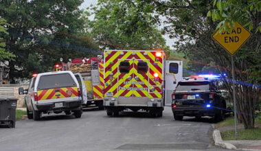 Man hospitalized after being hit by pickup truck in North Side neighborhood, SAPD says