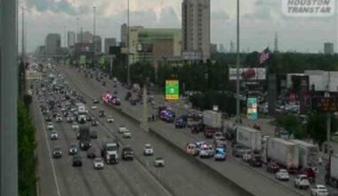 1 dead after crash involving motorcycle on Katy Freeway near Barker Cypress