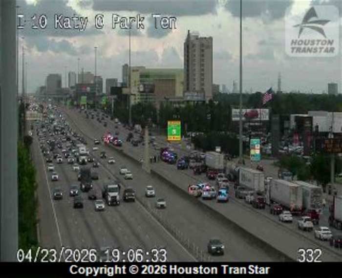 1 dead after crash involving motorcycle on Katy Freeway near Barker Cypress
