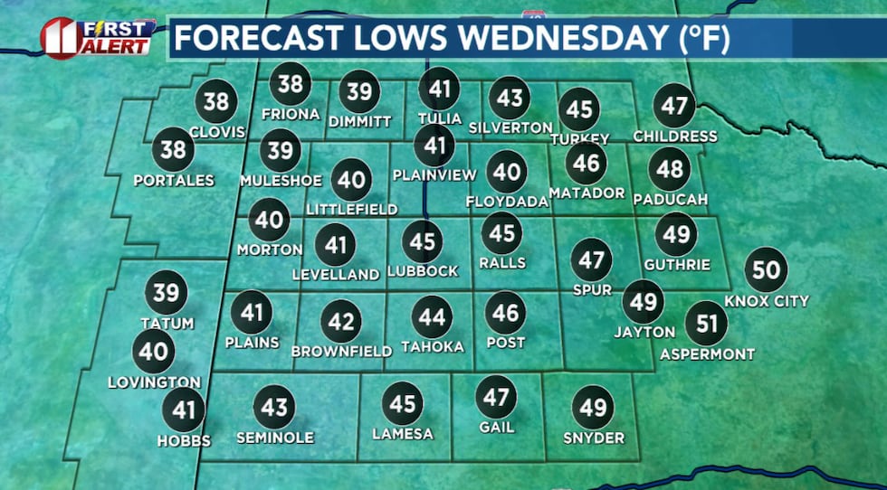 Chilly overnight but temperatures be near to what we typically see this time of year.