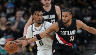 Game 3 Preview: Spurs might be without Wembanyama as series shifts to Portland