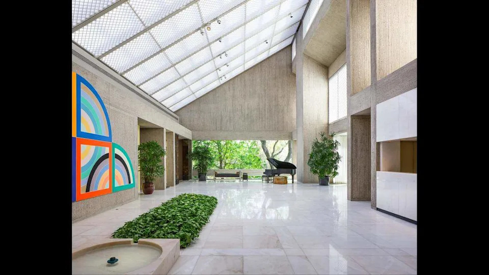 The garden room at the Tandy Home in Westover Hills.