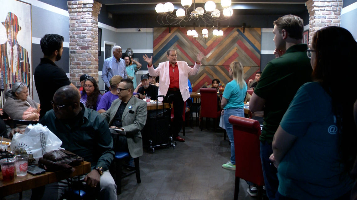 'I'm totally against it.' | Discussions continue on renaming of César E. Chávez Boulevard as things get a bit heated during public forum