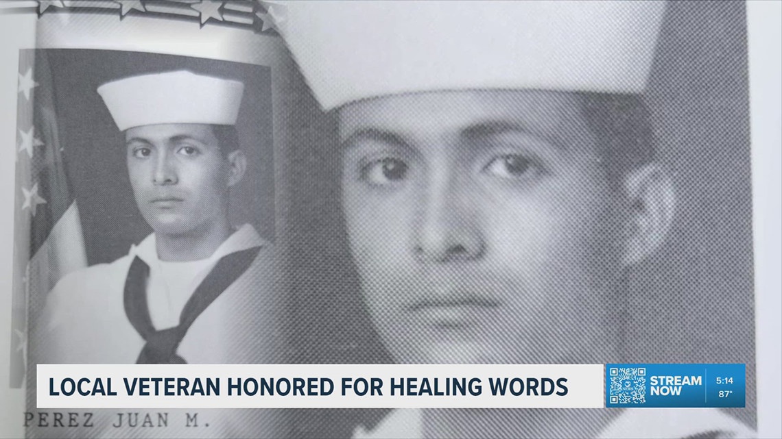 Local veteran honored for healing words