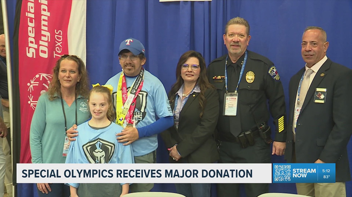 Texas Police Chiefs donate $10K to Special Olympics Texas in Corpus Christi