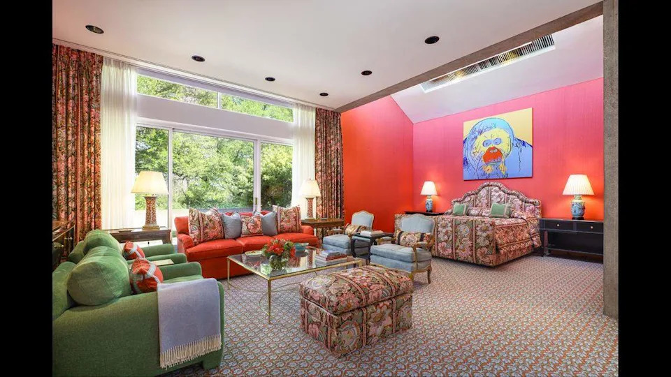 The primary bedroom at the Tandy Home in Westover Hills.
