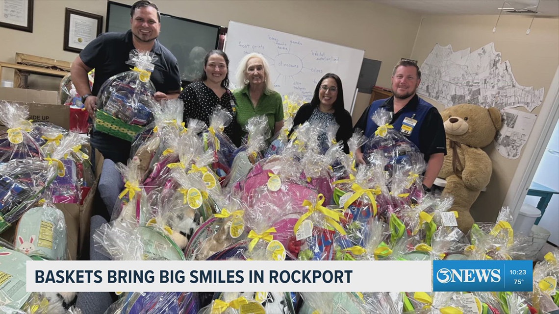 Coastal Bend kids get early Easter surprise with 200 gift baskets