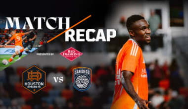 Houston Dynamo FC earn second consecutive shutout victory after 1-0 home win over San Diego FC