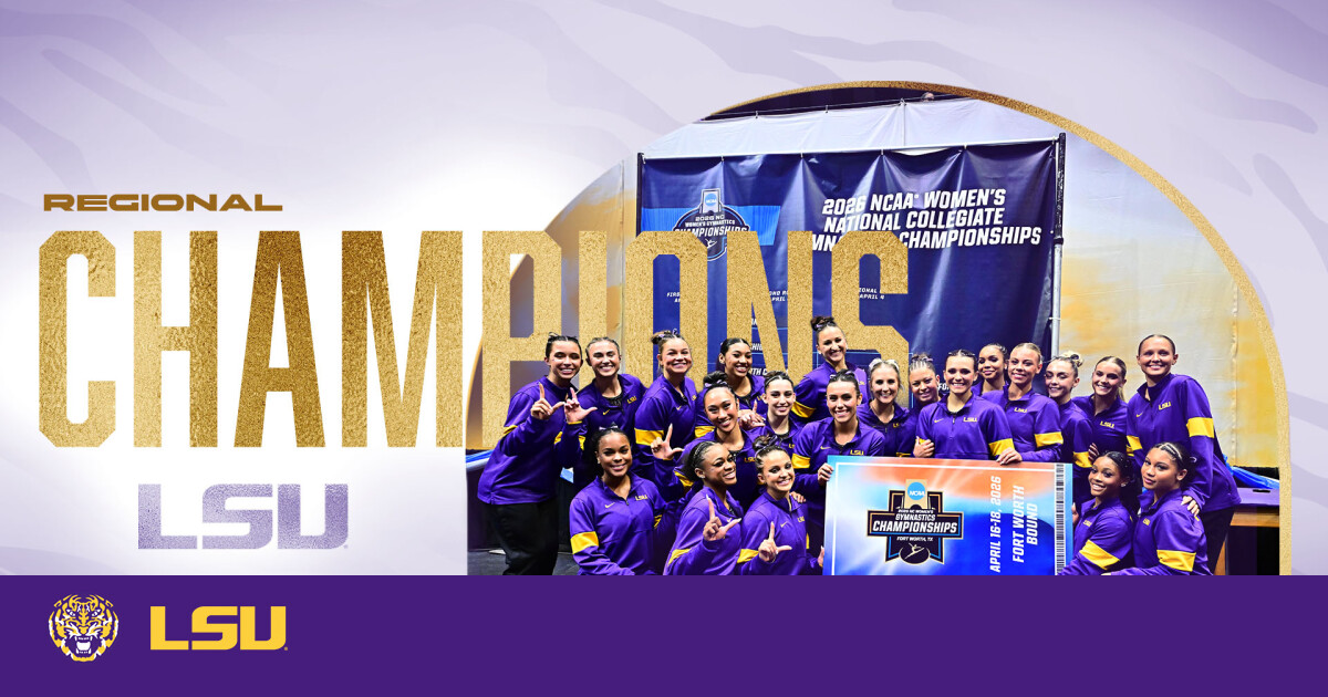 Gymnastics Wins Baton Rouge Regional, Advances to NCAA Championships In Fort Worth – LSU