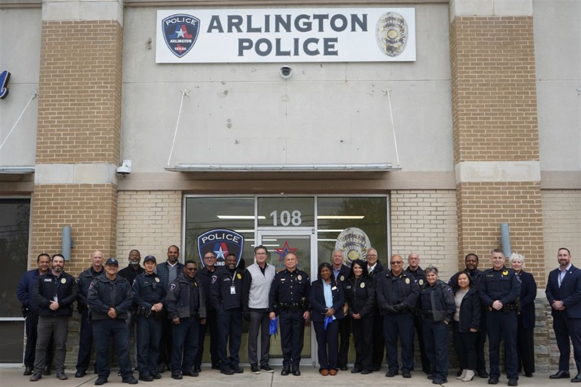 The Arlington Police Department recently celebrated the opening of a new storefront – or “cop shop” – in the southeast part of the city on Dec. 4, 2025.