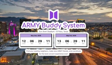 Going Solo to BTS? This App Finds Your Seatmate Fast