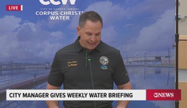 Corpus Christi City Manager Water Briefing Friday, April 24, 2026