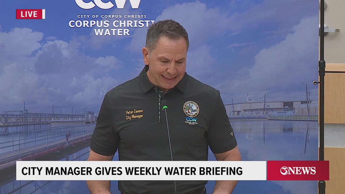 Corpus Christi City Manager Water Briefing Friday, April 24, 2026