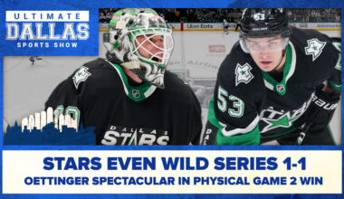 Stars even series against Wild with impressive Game 2 win | Ultimate Dallas Sports Show