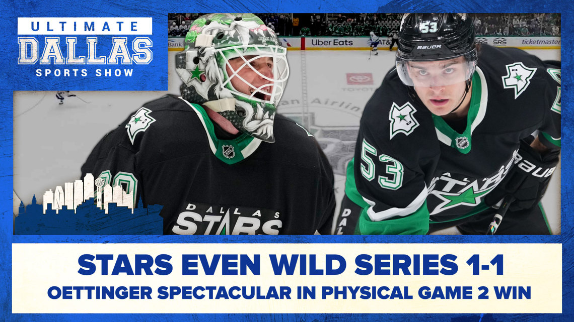 Stars even series against Wild with impressive Game 2 win | Ultimate Dallas Sports Show
