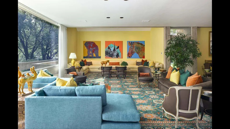 One of the living spaces at the Tandy Home. 