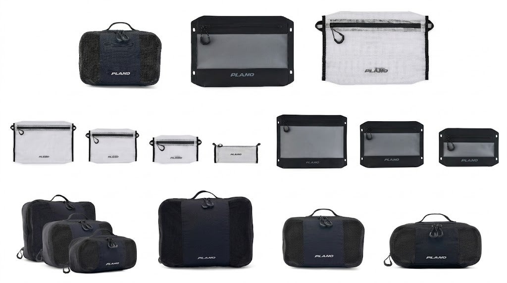 Plano Launches StowAll Pouches, Waterproof Pouches, & Packing Cubes