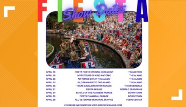 Air Force Band of the West to perform across San Antonio during Fiesta
