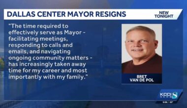 Bret Van De Pol resigns as Dallas Center mayor