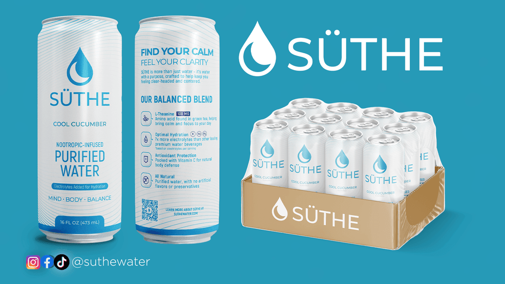 Women-owned Süthe water brings a splash of calm and clarity to ATX